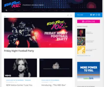 Electric102.com(Charleston's Hit Music Station) Screenshot