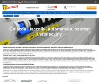 Electric24.pl(Internetowy sklep elektryczny) Screenshot