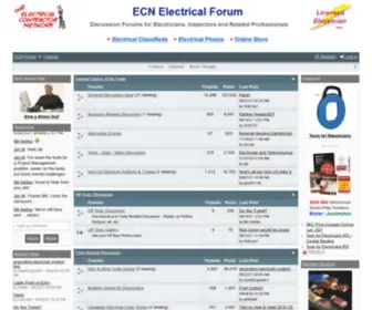 Electrical-Forums.com(ECN Electrical Forums) Screenshot