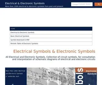 Electrical-SYmbols.com(Electrical Symbols & Electronic Symbols) Screenshot