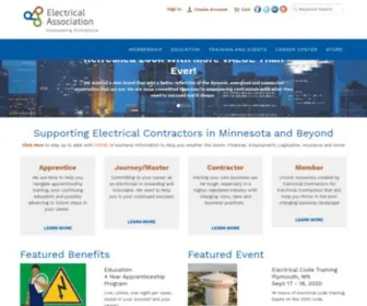 Electricalassociation.com(Home) Screenshot