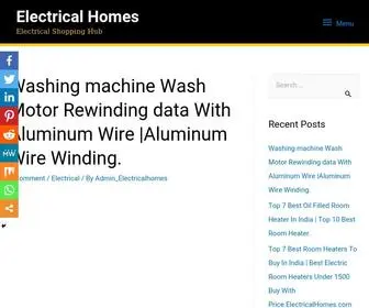 Electricalhomes.com(Electrical Homes) Screenshot