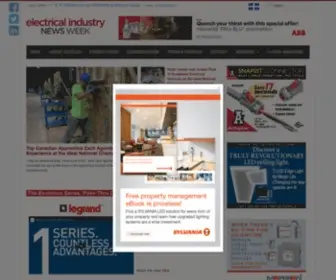 Electricalindustry.ca(Electrical Industry Canada) Screenshot