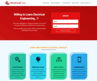 Electrically4U.com(A place to Learn Electrical Engineering) Screenshot