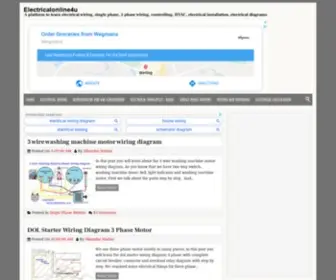 Electricalonline4U.com(Electrical wiring) Screenshot