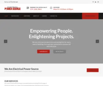 Electricalpowersourceinc.com(Electrical Contractors) Screenshot