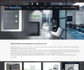 Electricalswitchgear.in(Welcome ES Electrical Switchgears & Controls Pvt) Screenshot