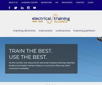 Electricaltrainingalliance.org(Electrical training ALLIANCE) Screenshot