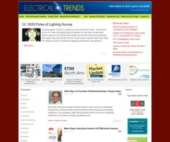 Electricaltrends.com(Electrical Trends) Screenshot
