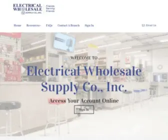 Electricalwholesale.com(Electrical Supply Store) Screenshot