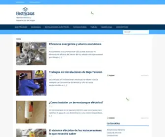 Electricasas.com(Mantenimiento y Reparación del Hogar) Screenshot