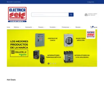 Electricaseis.com.mx(Electrica Seis) Screenshot