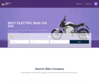 Electricbikeonemi.com(Get electric bikes on EMI) Screenshot