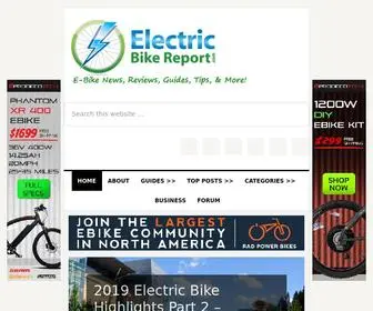 Electricbikereport.com(Electric Bike Reviews) Screenshot