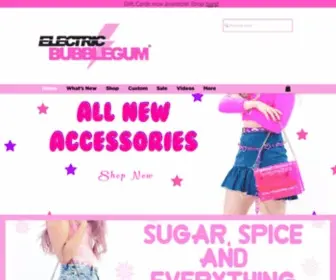 Electricbubblegumshop.com(Electric Bubblegum) Screenshot