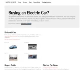 Electriccarbuyer.com(Electric Car Buyer) Screenshot