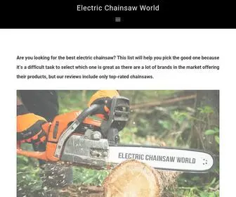 ElectricchainsawWorld.com(Chainsaw) Screenshot