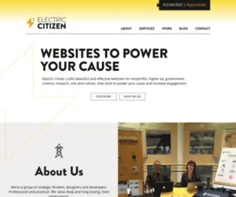 Electriccitizen.com(Electric Citizen) Screenshot