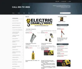 Electriccraneandhoist.com(Electric Crane & Hoist Inc) Screenshot