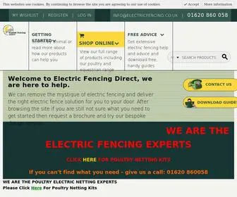 ElectricFencing.co.uk(The Online Electric Fencing Experts) Screenshot