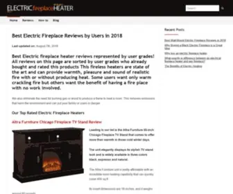 ElectricFireplaceheater.org(Best Electric Fireplace Reviews by Users in) Screenshot