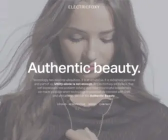 ElectricFoxy.com(Wearable technology) Screenshot