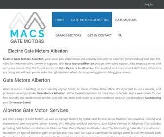 ElectricGatemotorsalberton.co.za(Gate Motors AlbertonElectric Gate Motors) Screenshot