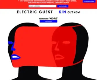 ElectricGuestmusic.com(Electric Guest Official Website) Screenshot