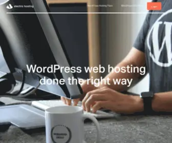 Electrichosting.co.uk(WordPress Web Hosting done right) Screenshot