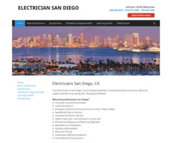 Electrician-Sandiego.com(Electricians San Diego) Screenshot