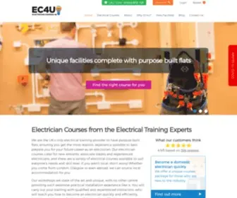 Electriciancourses4U.co.uk(Electrician Courses 4U) Screenshot