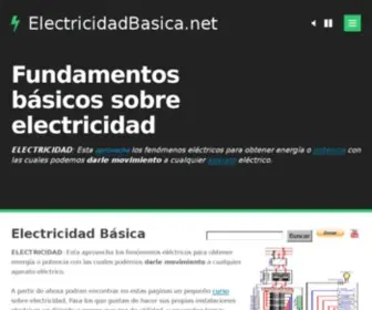 Electricidadbasica.net(Electricidad Básica) Screenshot