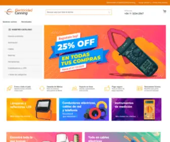Electricidadcanning.com.ar(Electricidad Canning) Screenshot