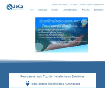 Electricidadjeca.com(Instalaciones) Screenshot