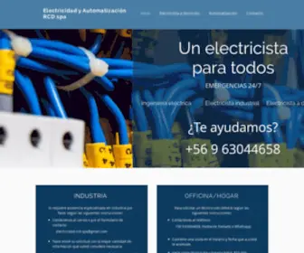 ElectricidadrCD.cl(Electricista A Domicilio) Screenshot