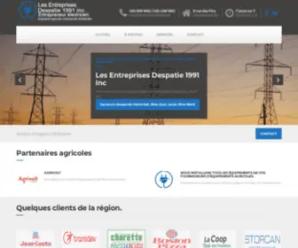 Electriciendespatie.com(Électricien) Screenshot