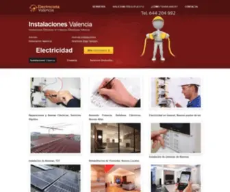 Electricista-Valencia.es(Electricista Valencia) Screenshot