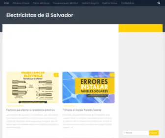 Electricistasdeelsalvador.com(▷ ELECTRICISTAS DE EL SALVADOR) Screenshot