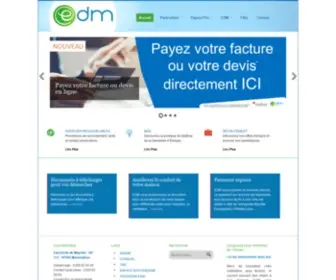 Electricitedemayotte.com(Electricité de Mayotte) Screenshot