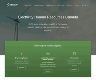 Electricityhr.ca(Electricity Human Resources Canada) Screenshot