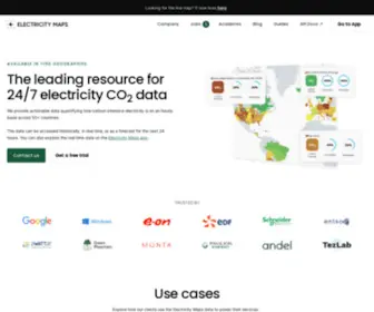 Electricitymaps.com(Electricity Maps) Screenshot