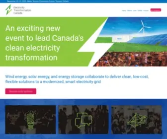 Electricitytransformation.ca(Electricity Transformation Canada) Screenshot