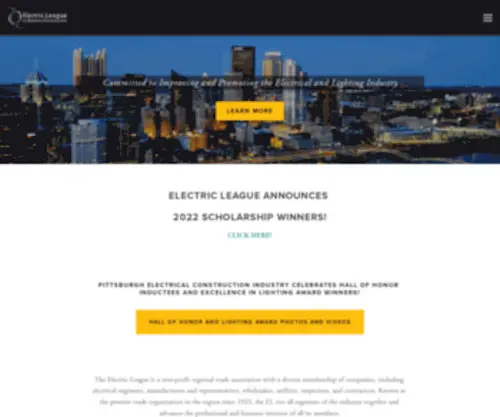 Electricleague.com(The Electric League) Screenshot