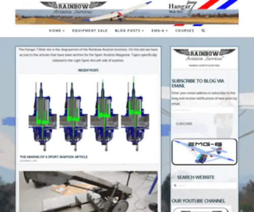 Electricmotorglider.com(Hangar 7) Screenshot