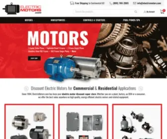 Electricmotors.com(Industrial Electric Motors) Screenshot