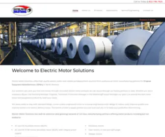 Electricmotorsolutions.com(Electric motor solutions for all types of applications) Screenshot