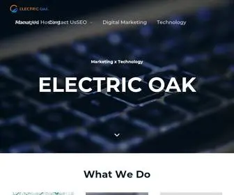 Electricoak.com(Electric Oak) Screenshot