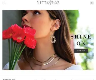 ElectricPicks.com(ELECTRIC PICKS JEWELRY) Screenshot