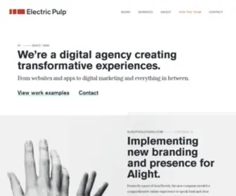 ElectricPulp.com(Electric Pulp Web Design) Screenshot