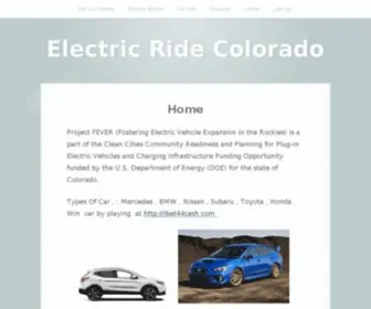 Electricridecolorado.com(Electricridecolorado) Screenshot